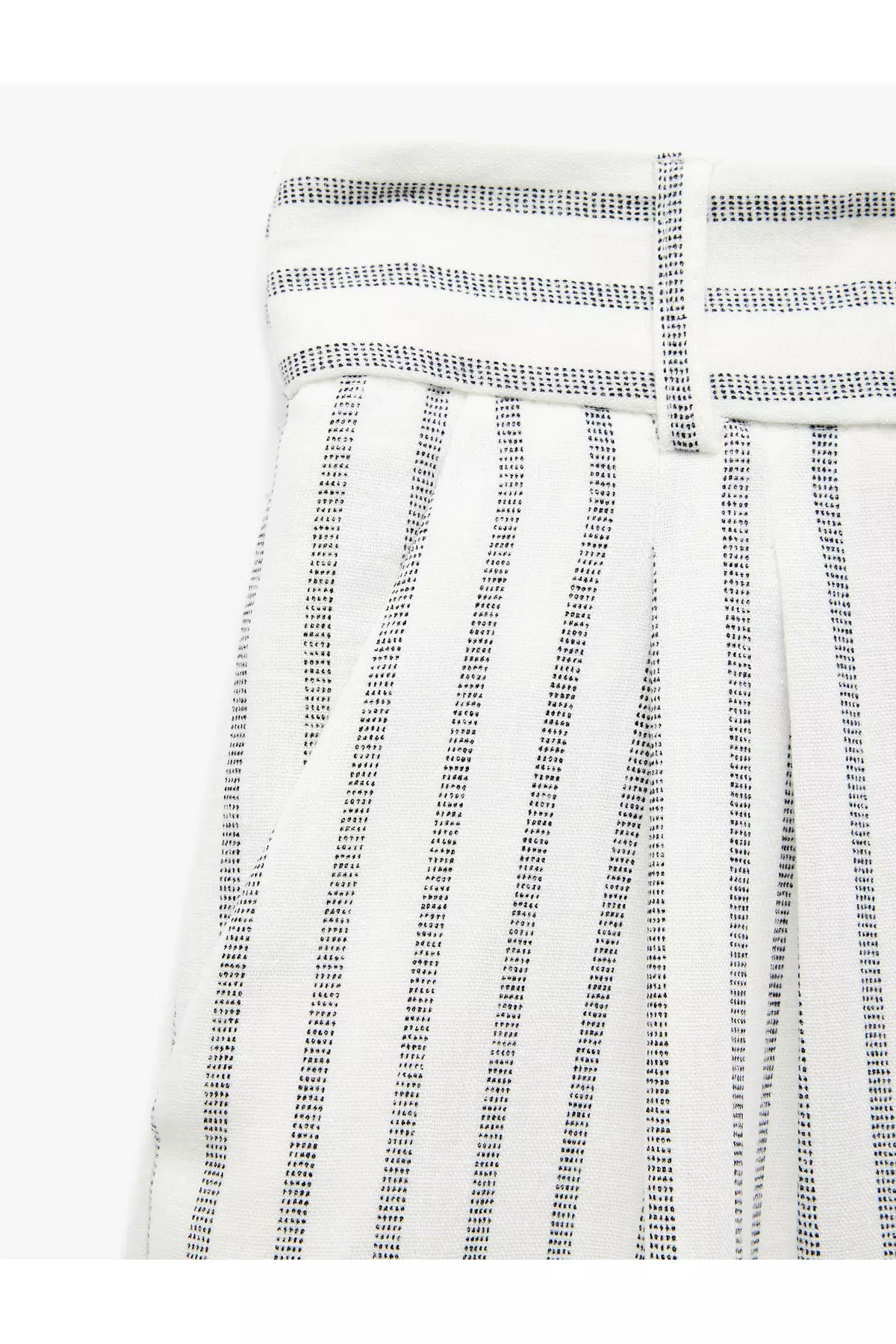 Linen Look Pleated Pocket Wide Leg Trousers