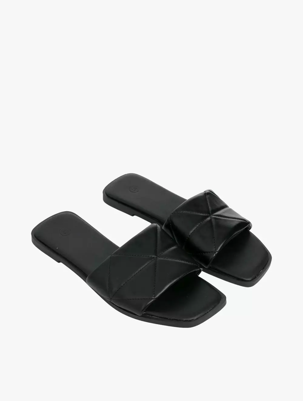 Rubi -  Sepatu Wanita  - Sicily Single Vamp - Black Padded