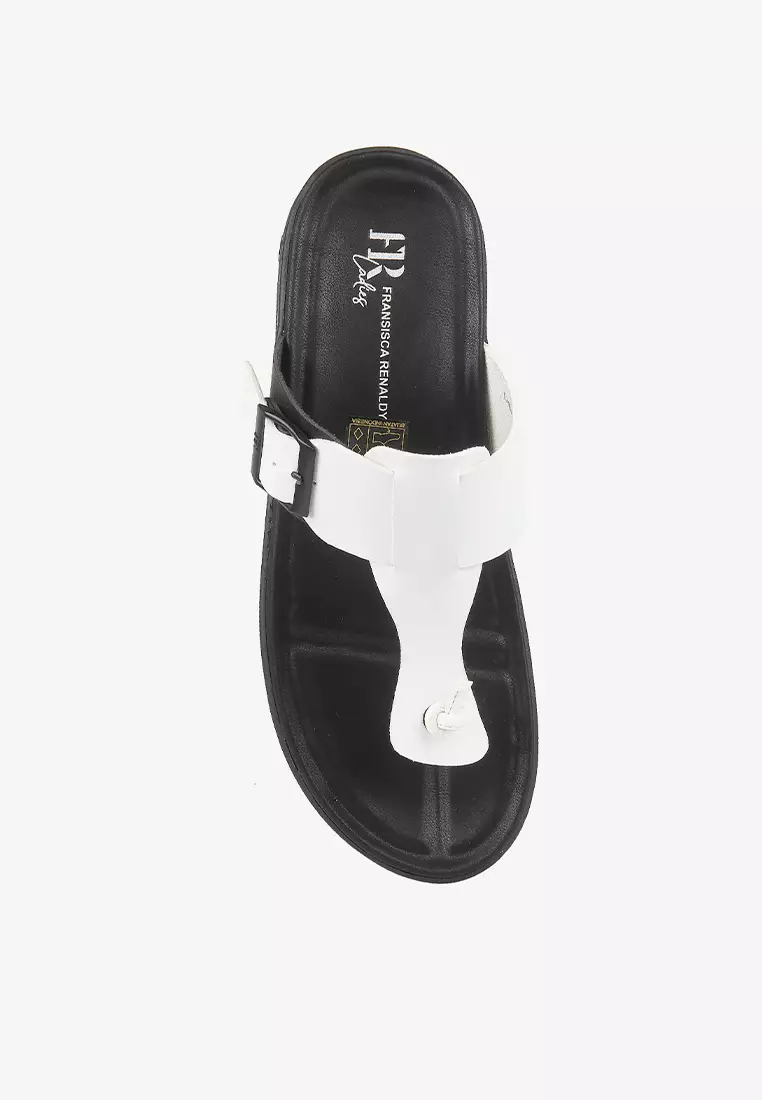 Sandal Wanita Two Tone Jepit  L.Helen 01 - Fransisca Renaldy