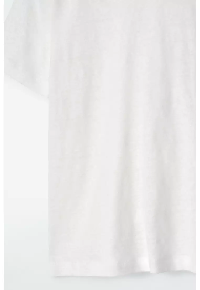 CREW-NECK LINEN T-SHIRT