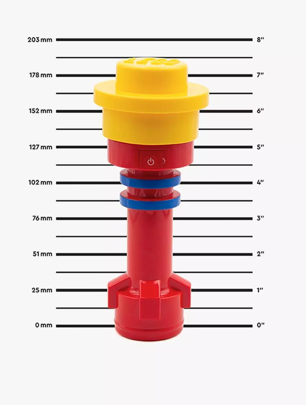 LEGO® Torch Flashlight Red/Blue/Yellow - FL4A