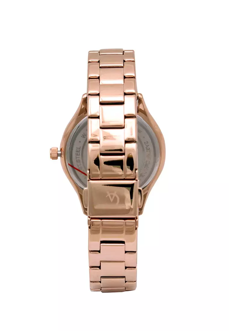 Alexandre Christie Jam Tangan Wanita - Rosegold - Stainless Steel - 2A37 BFBRGGRRG