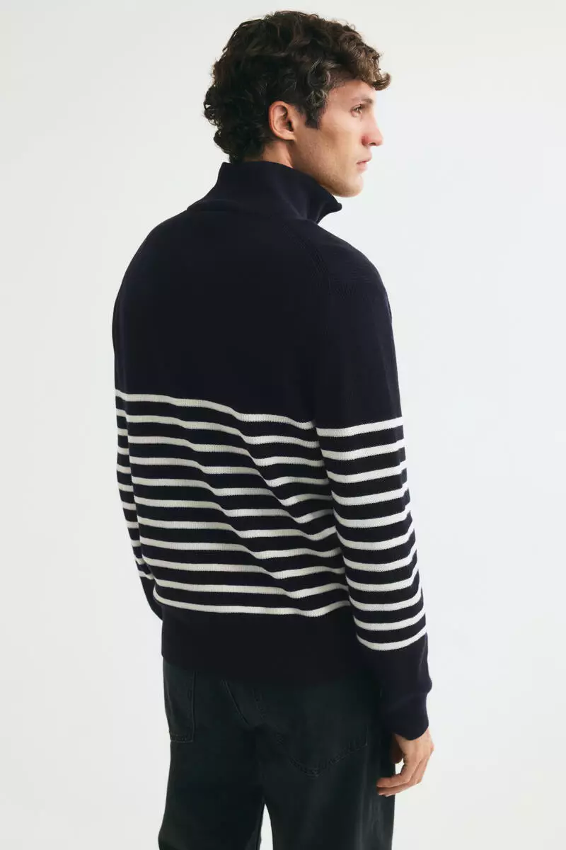 Regular Fit Zip-top jumper