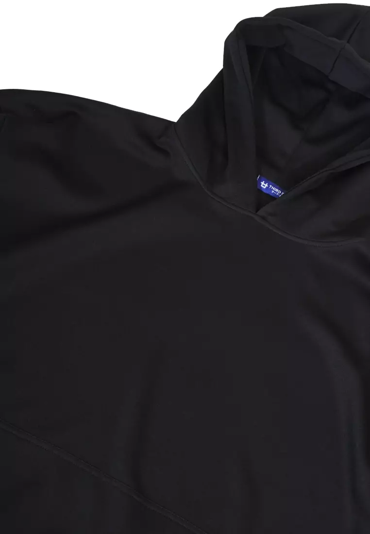 MOA45 hoodie void mind tahan air scuba pria thirdday polos hitam