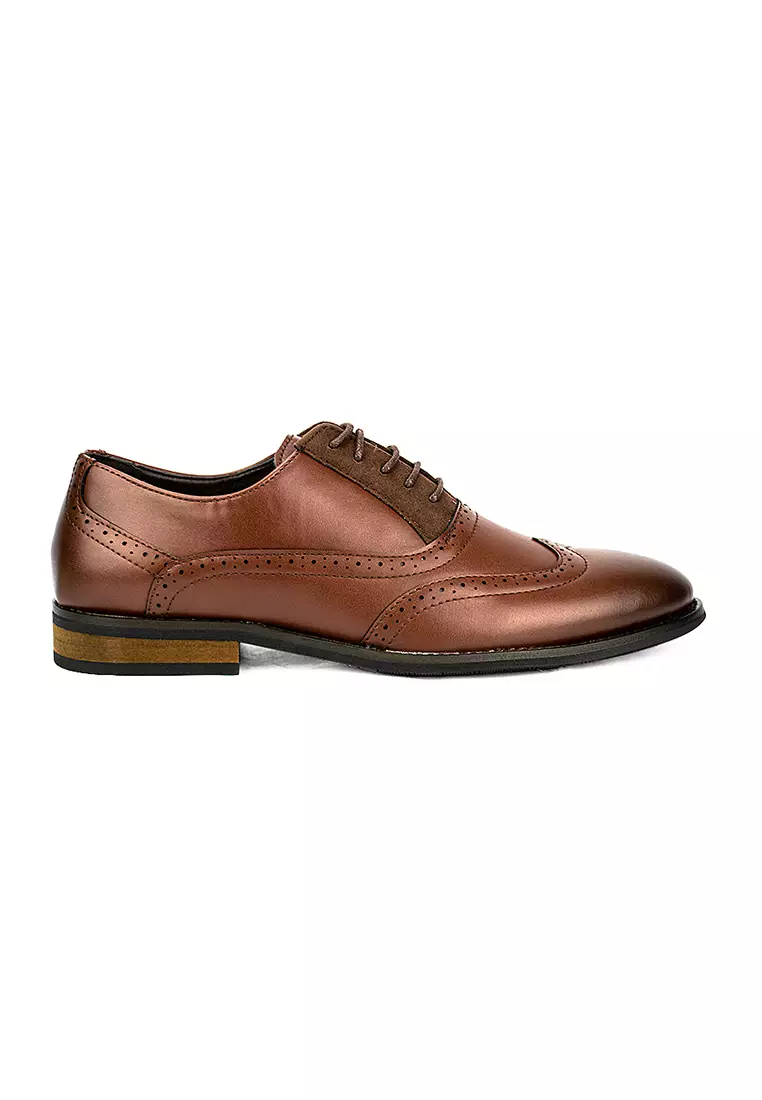 Men's Formal Oxford Shoes MW 23107 Brown C27
