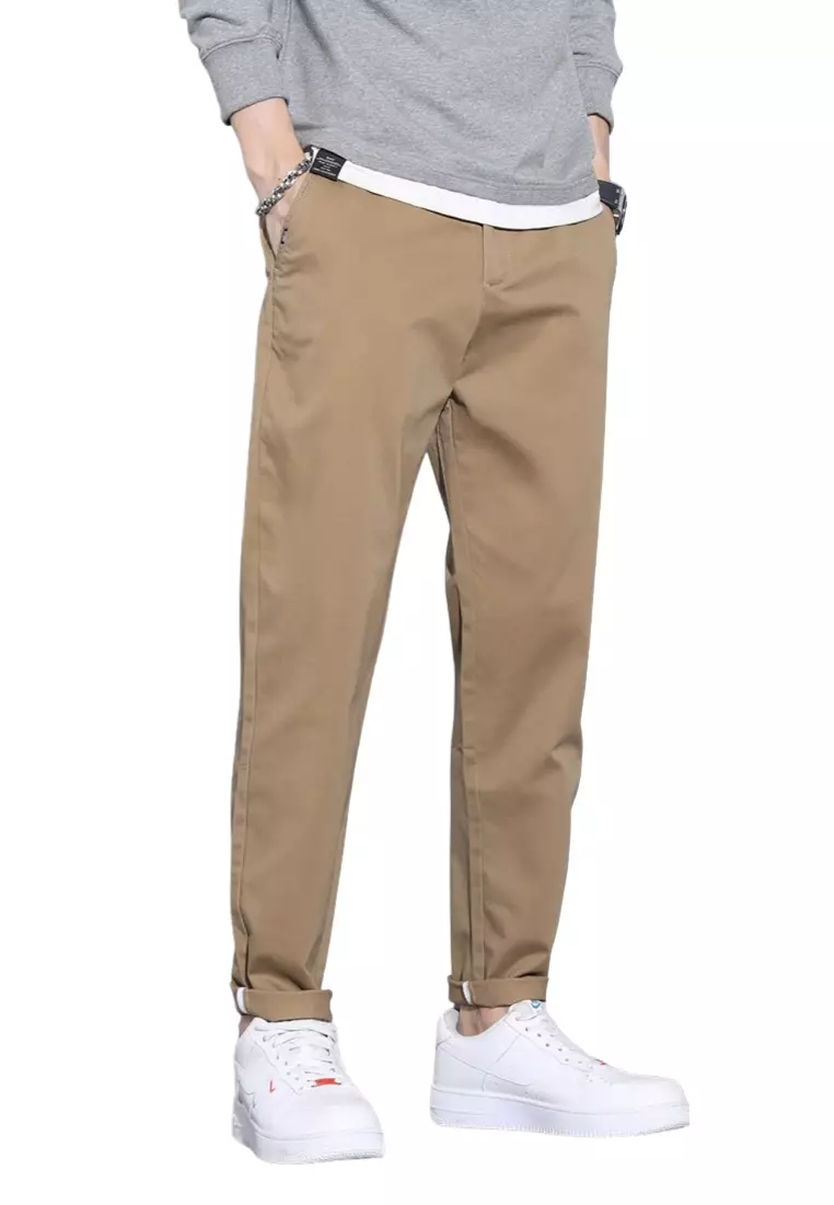 Chino pants with elastic ankles discount