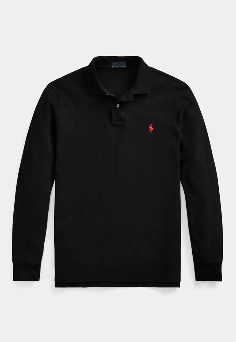 Buy Polo Ralph Lauren Custom Slim Fit Long Sleeve Polo Shirt 2025