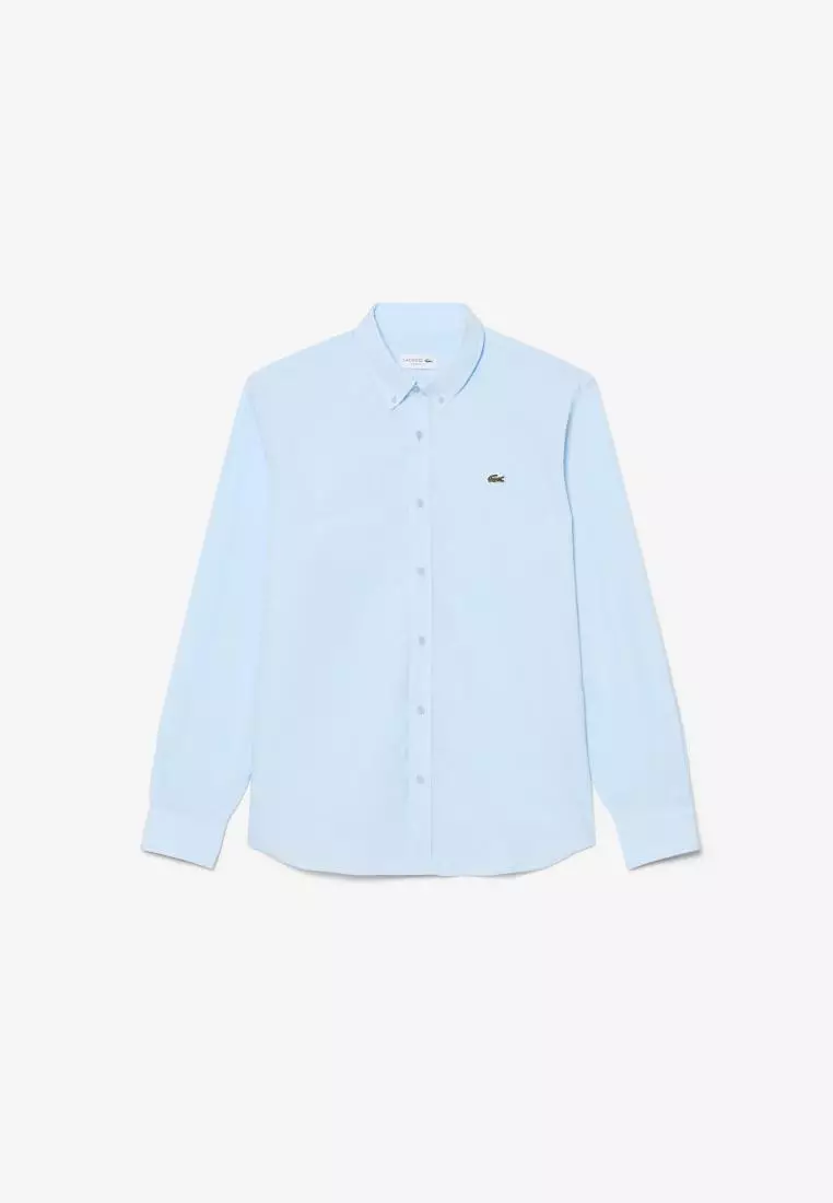 Regular Fit Stretch Poplin Shirt