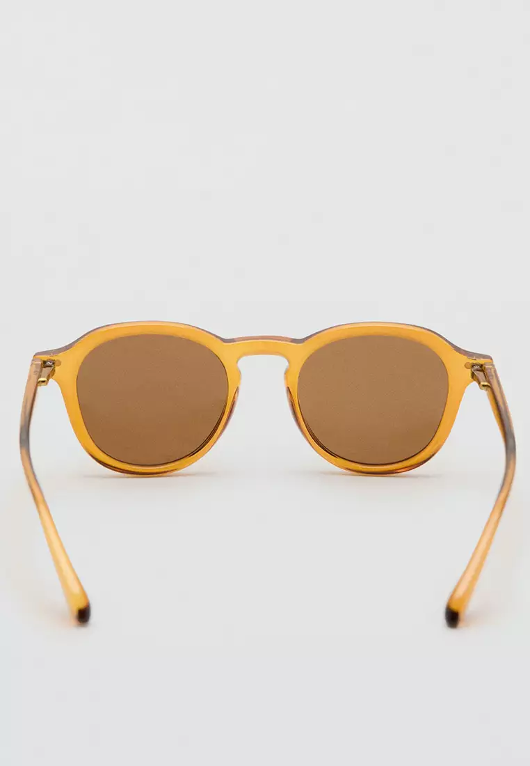 Semi-Transparent Frame Sunglasses