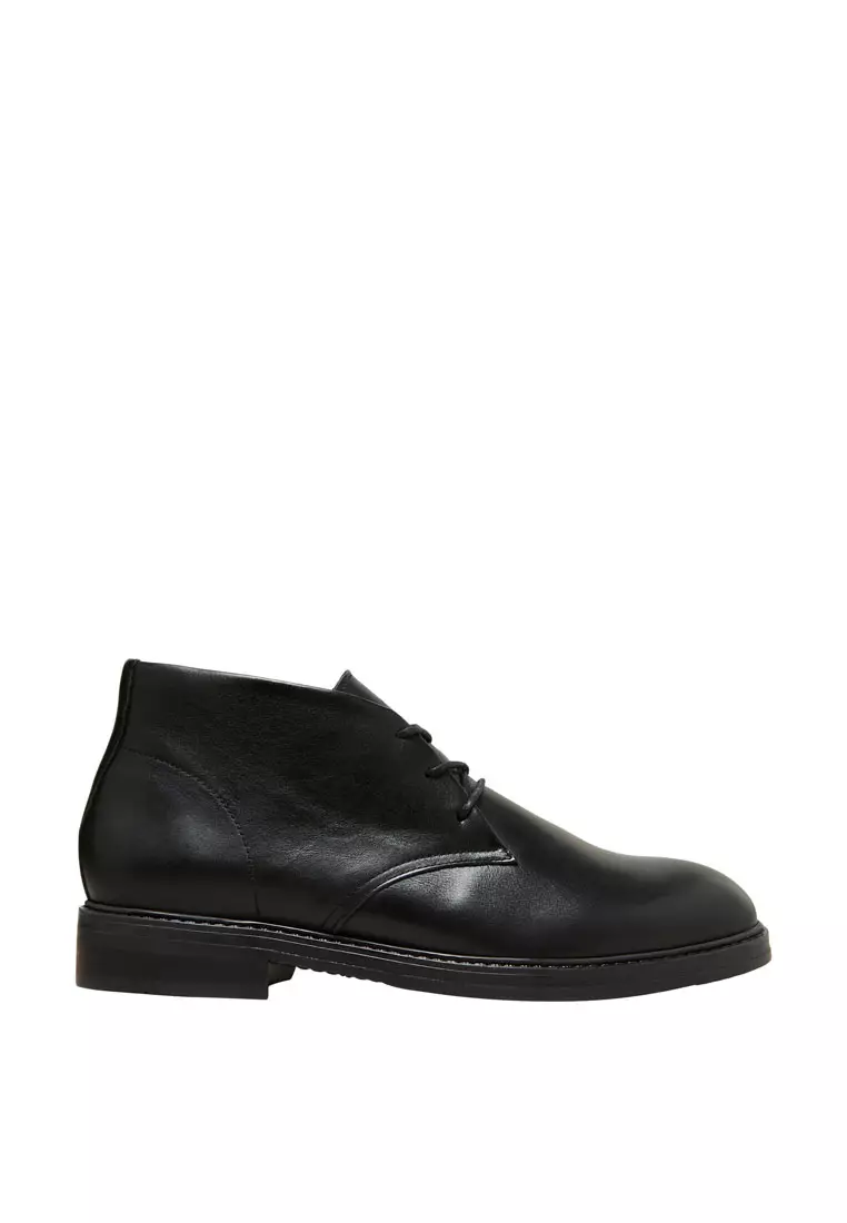 Jual Selected Homme Blake Leather Chukka Boots Original 2023 | ZALORA ...
