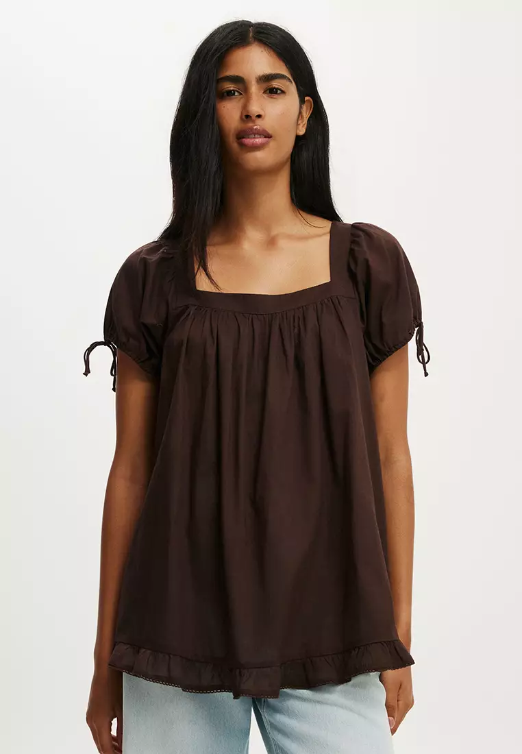 Eliza Babydoll Tunic Top