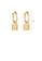 Glamorousky silver 925 Sterling Silver Plated Gold Fashion Simple Twelve Constellation Virgo Hollow Geometric Earrings 14ABEAC50CEABCGS_2