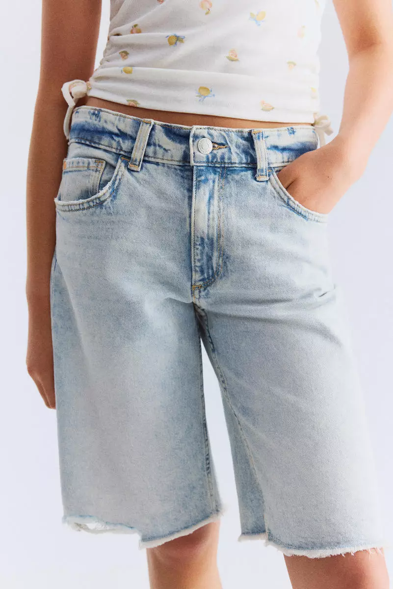 Denim shorts