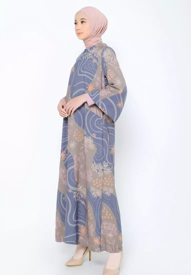 ZM Zaskia Mecca - Luny Dark Grey Gamis - Jelita Indonesia - Edisi Maluku