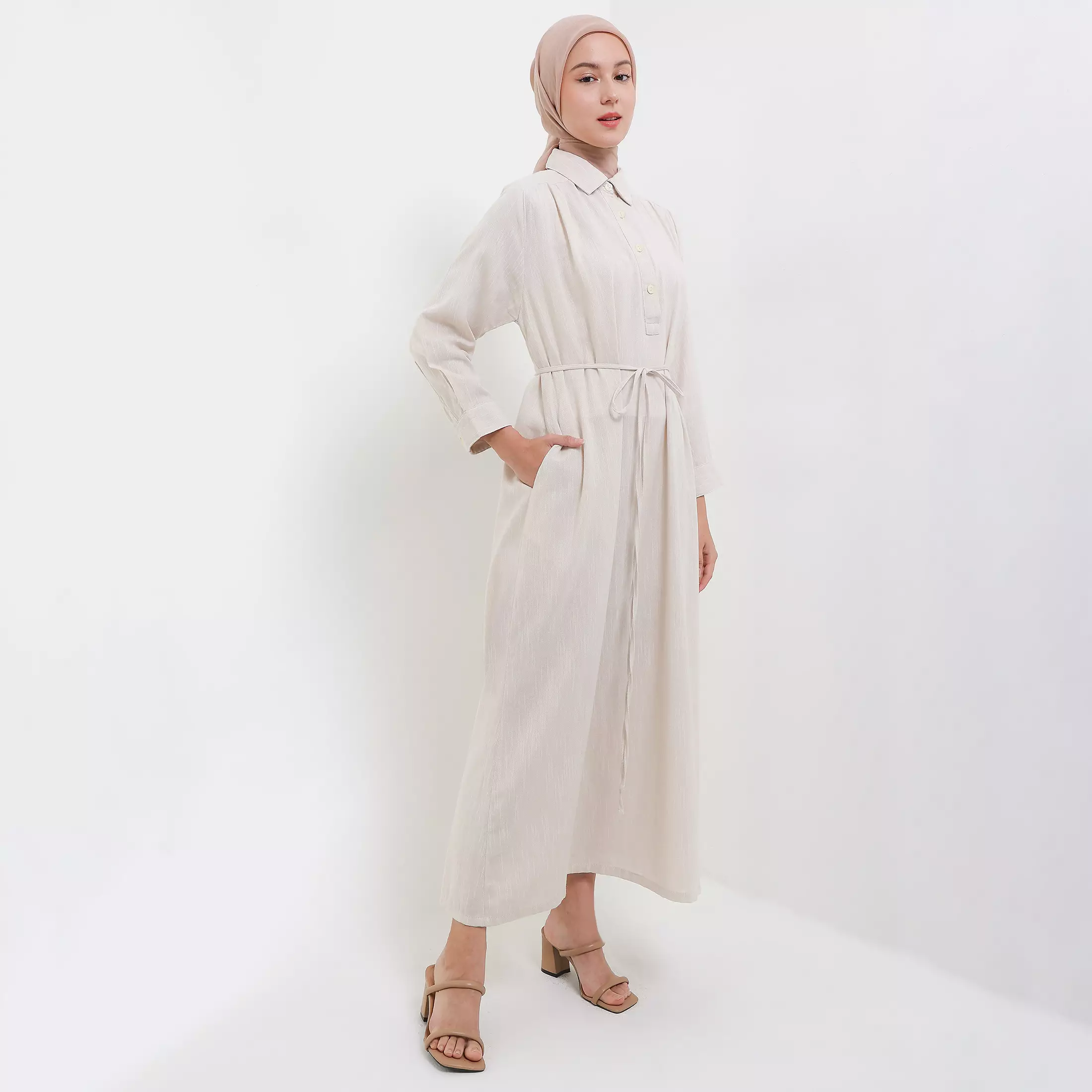 MFMW Runa Dress Gamis Beige