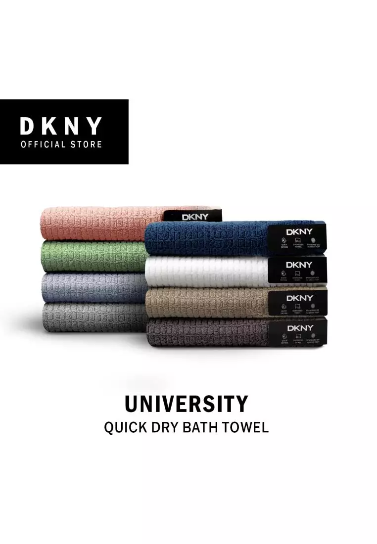 Dkny Quick Dry Towel Set In White