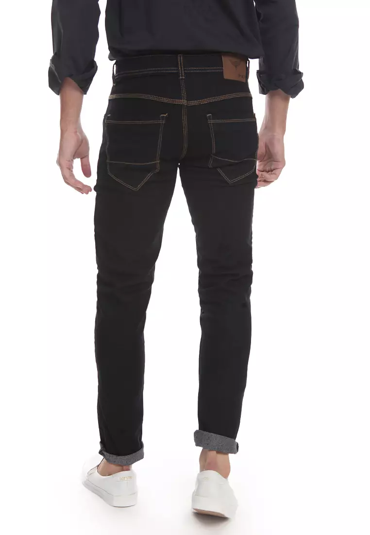 Celana Jeans Ever Green Black JS3260