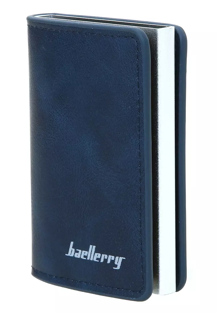 Dompet Kartu Pria Model Panjang Casual Men Card Wallet Anti Theft Material Kulit ORIGINAL