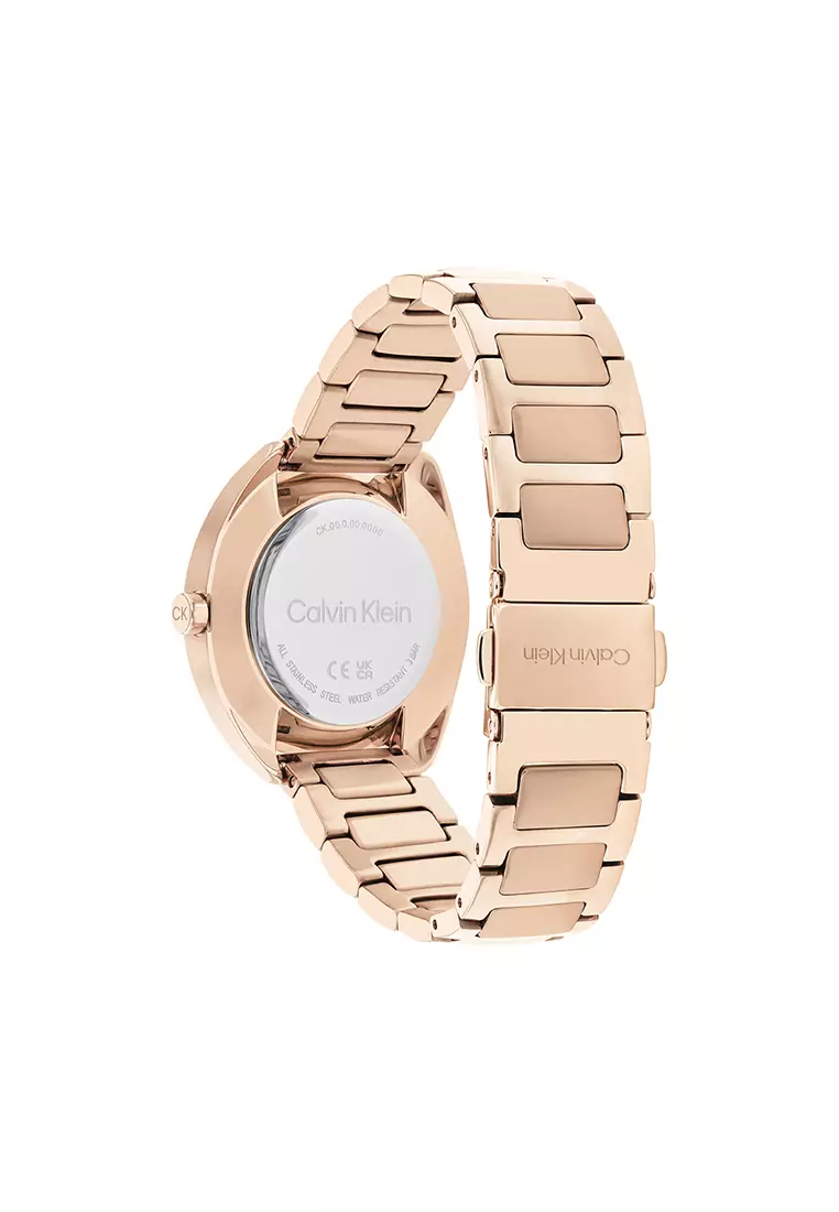 Women's Rose Gold Stainless Steel and Rose Gold Dial Quartz  Watch - CK25200277