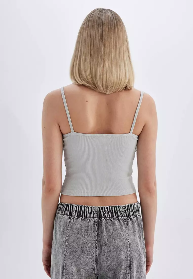 Fitted Ribbed Tank Top