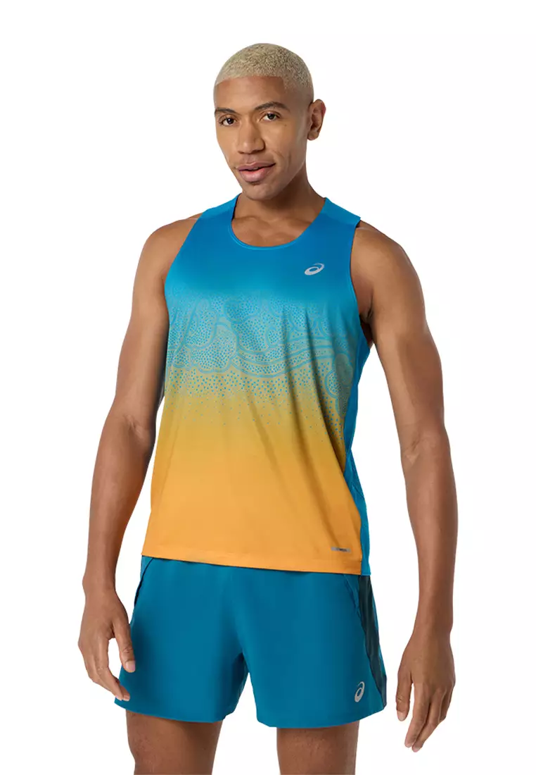 Asics Men Road Fade Singlet -2011D522.400
