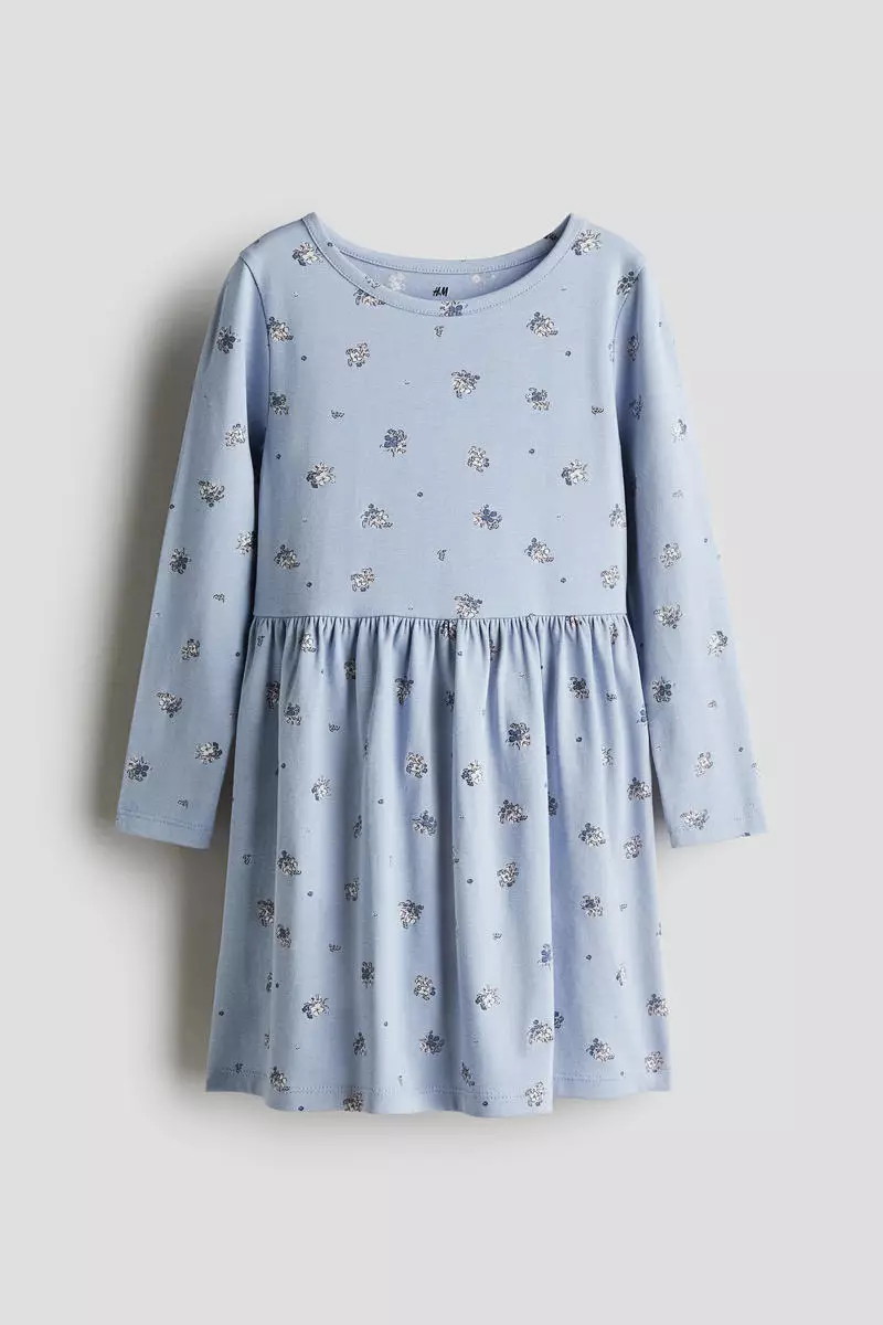 Printed cotton dress