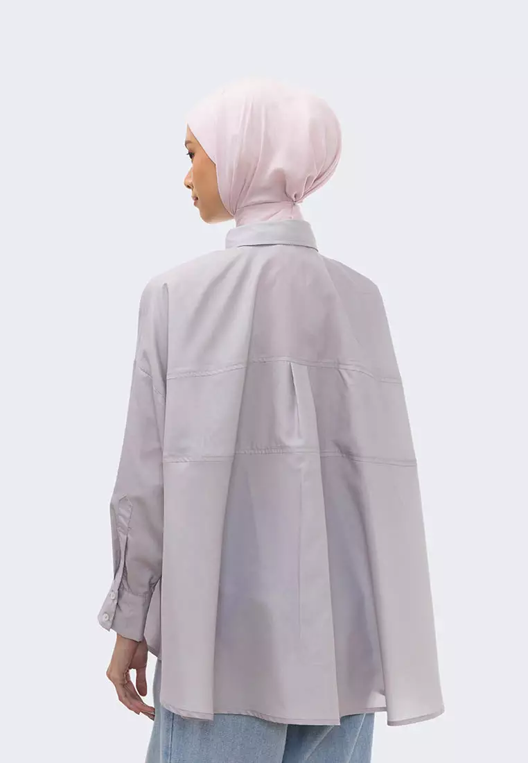 Ria Miranda Cool Grey Cosima Shirt