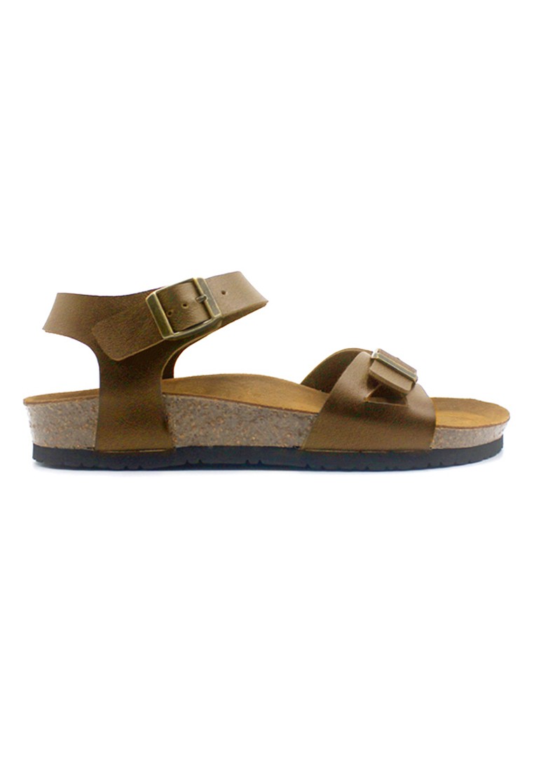 Naples - Camel Leather Sandals & Flip Flops