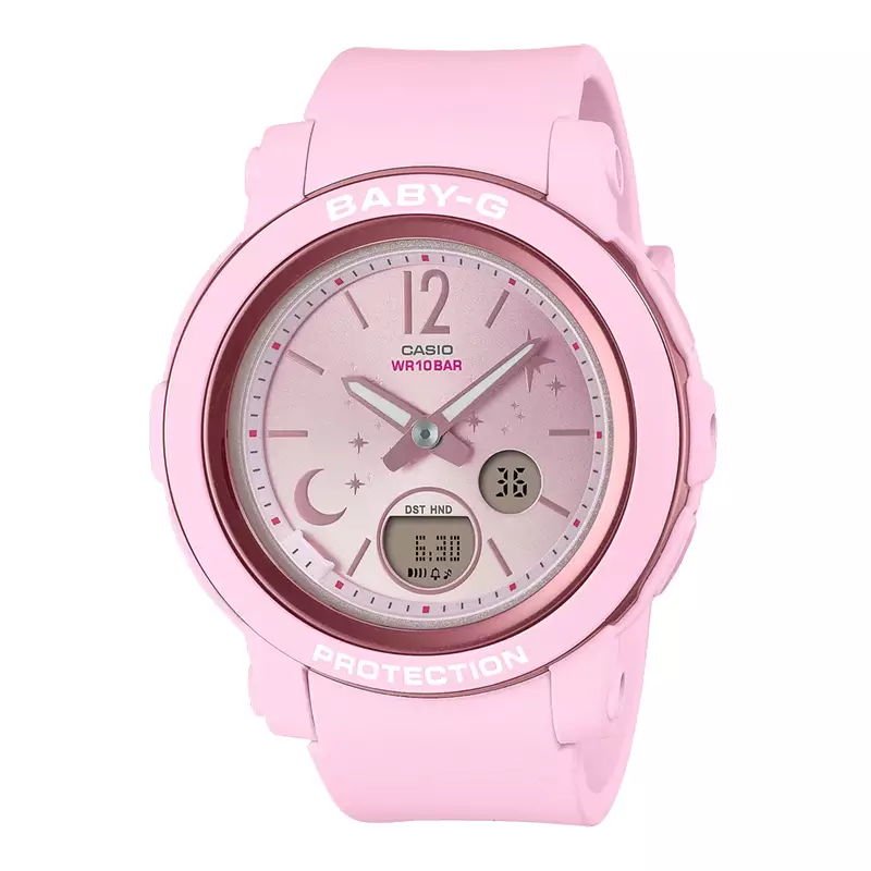 Jual Casio Jam Tangan Wanita Casio Baby-G BGA-290DS-4ADR Moon & Stars ...