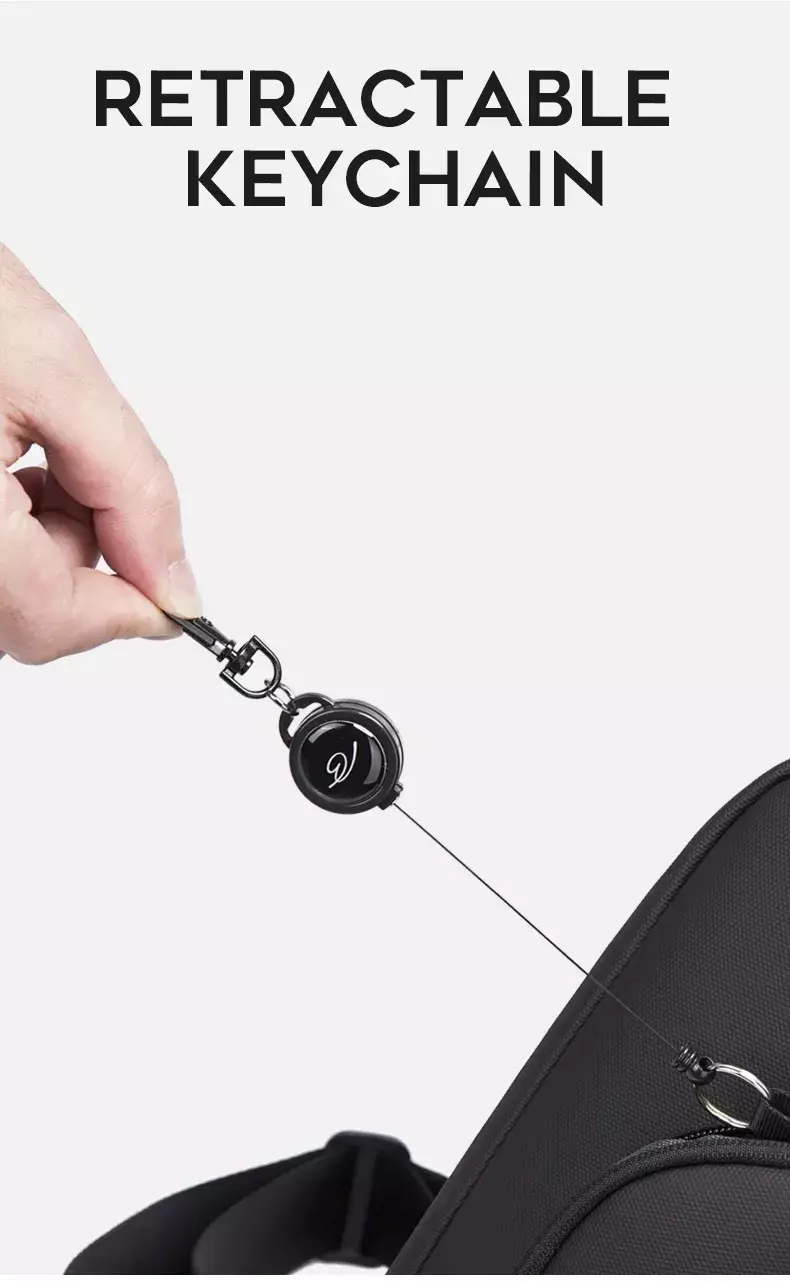 Bange BG7312 Tas Selempang Sling Bag Pria - BLACK GREY