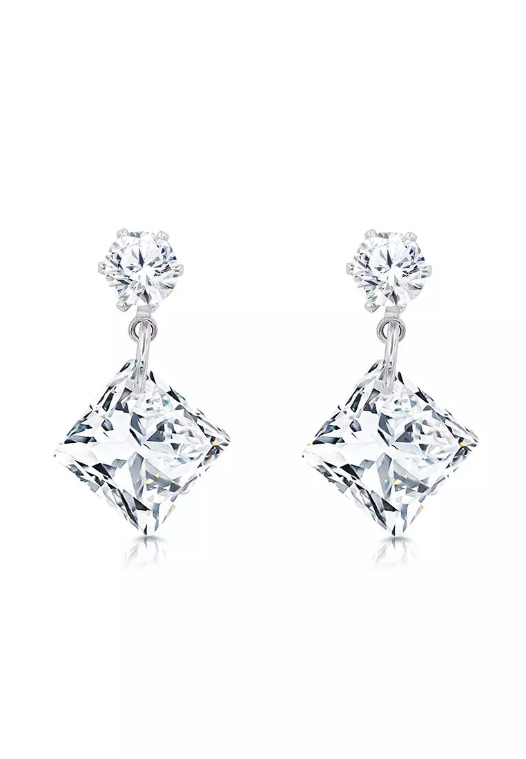 Cute diamond hot sale stud earrings