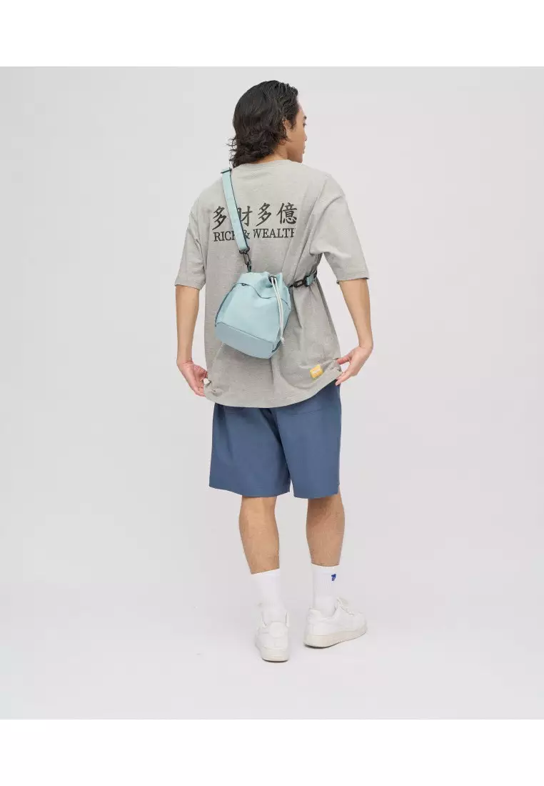 Plain-me 防潑水桶包 - 藍色