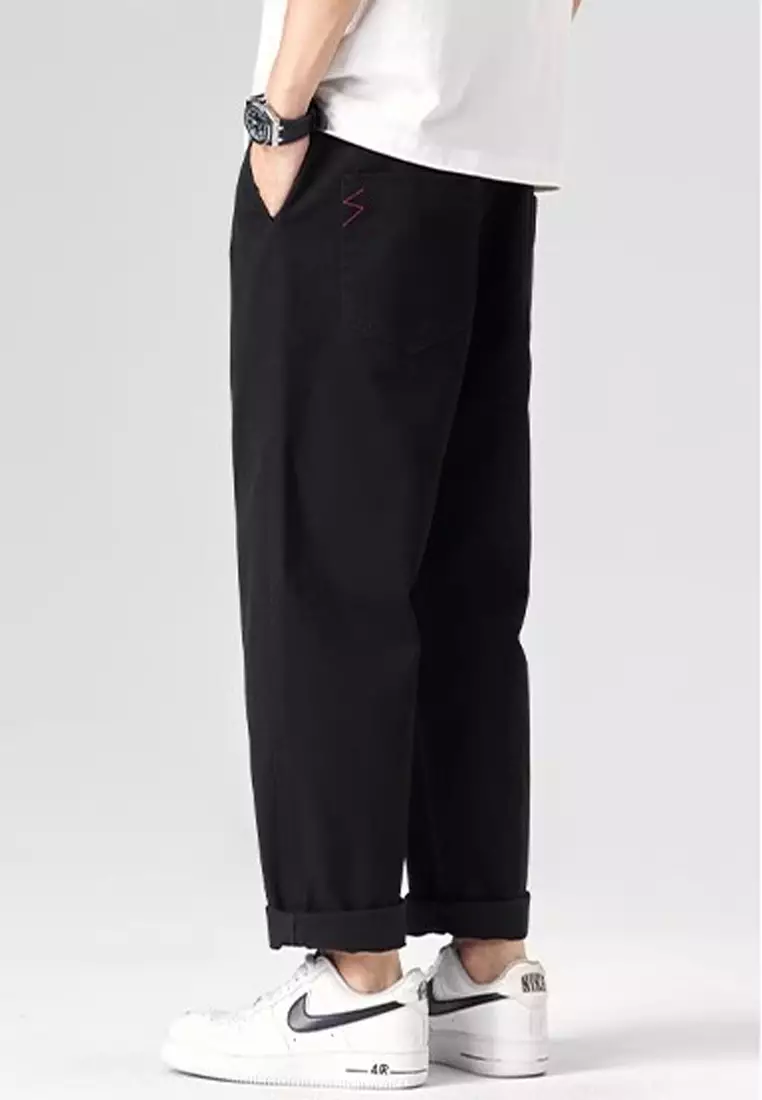 Drawstring Casual Cargo Pants