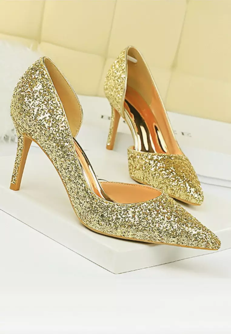 Buy Twenty Eight Shoes Unilateral Open Sequins Evening and Bridal