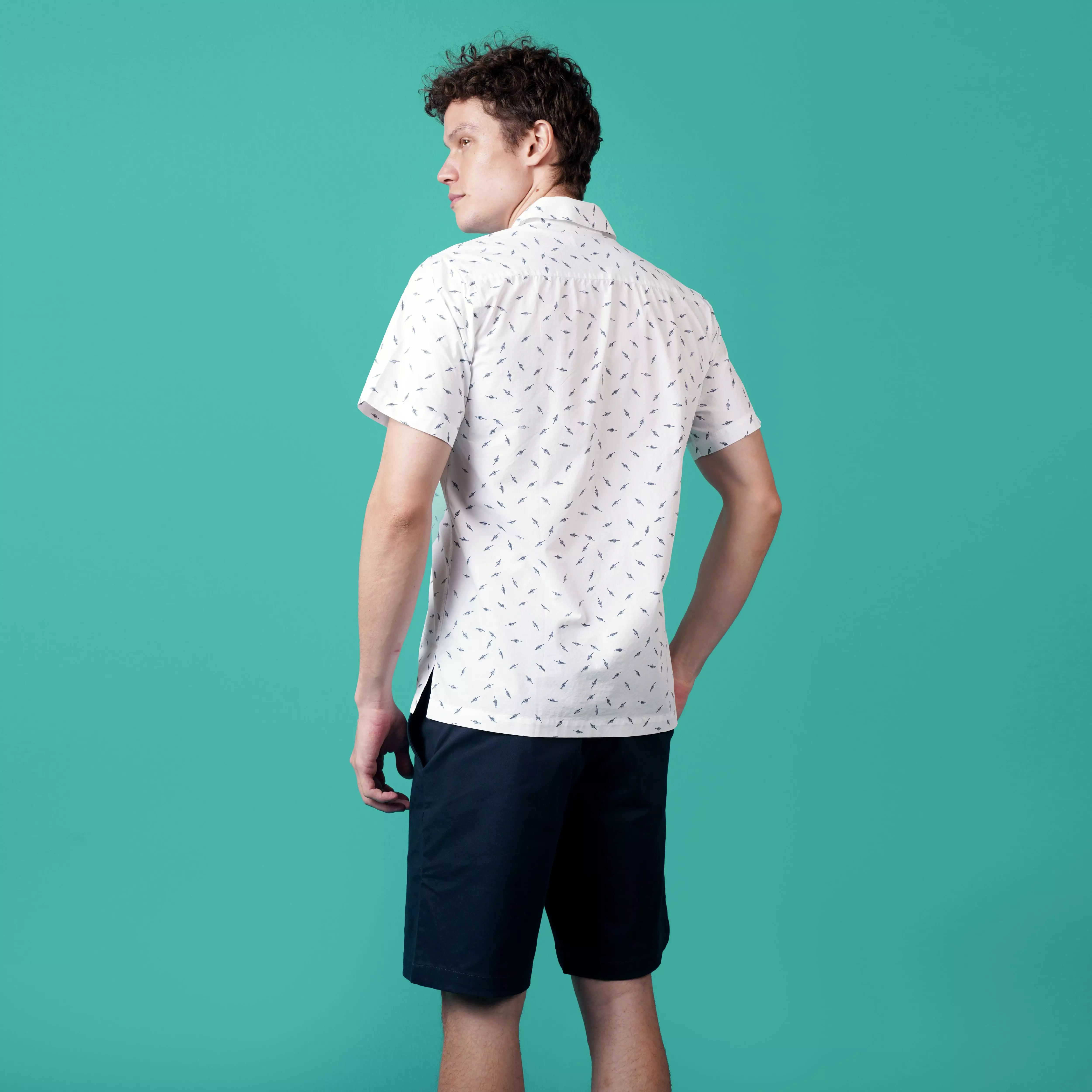 Ethan White - Short Casual Hawaiian Tove 13WH