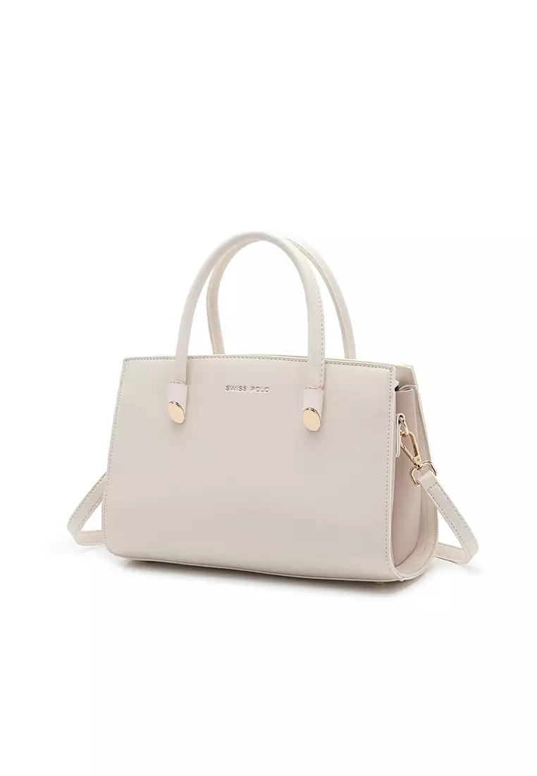 Women's Top Handle Bag / Sling Bag / Crossbody Bag (Tas Selempang / Tas Tangan) - Putih