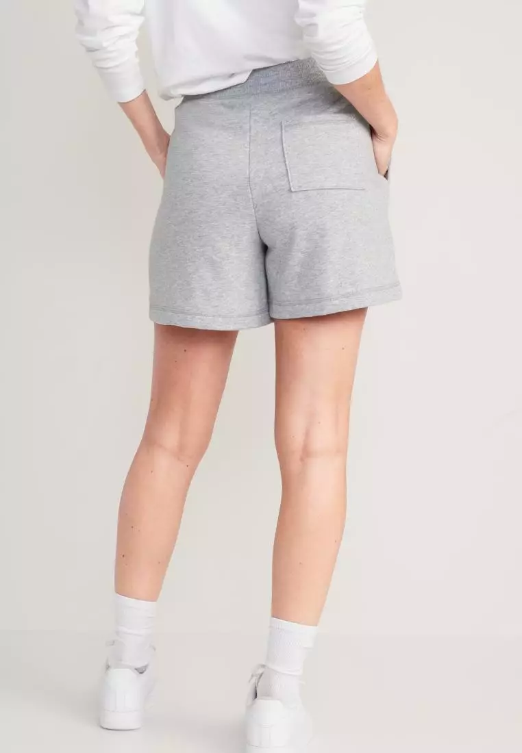 Extra High-Waisted French-Terry Sweat Shorts