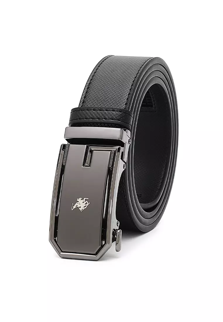 Swiss Polo Gift Set - Bi-Fold Wallet & 40MM Automatic Buckle Belt - Black  2024, Buy Swiss Polo Online