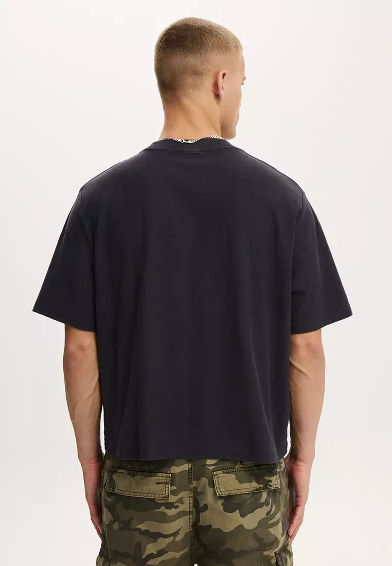 Cropped Fit Graphic T-Shirt