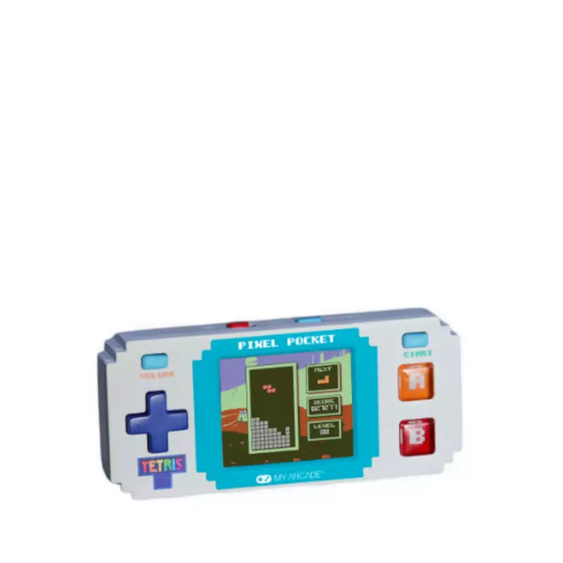 My Arcade Pixel Pocket Tetris Mini Portable Gaming System - MYADGUNL-7083