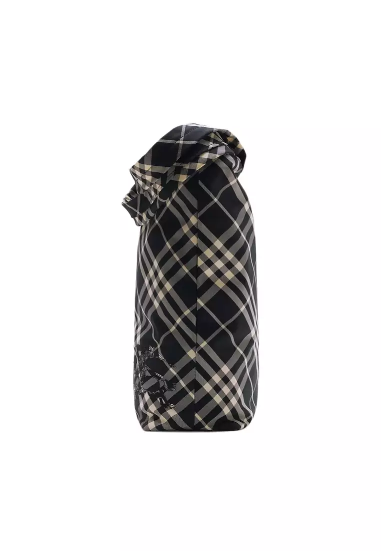 男士手提包黑色拼平布白  80977201