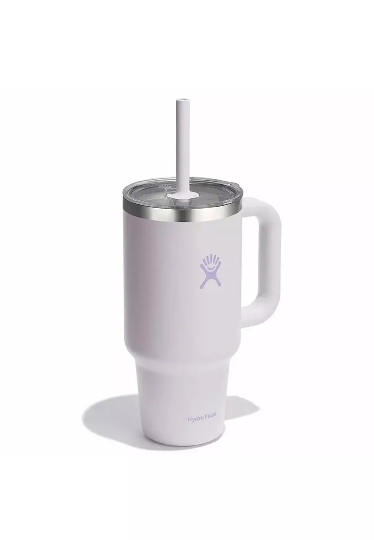 Hydro Flask All Around Travel Tumbler Clear 32 oz Cloud Pink