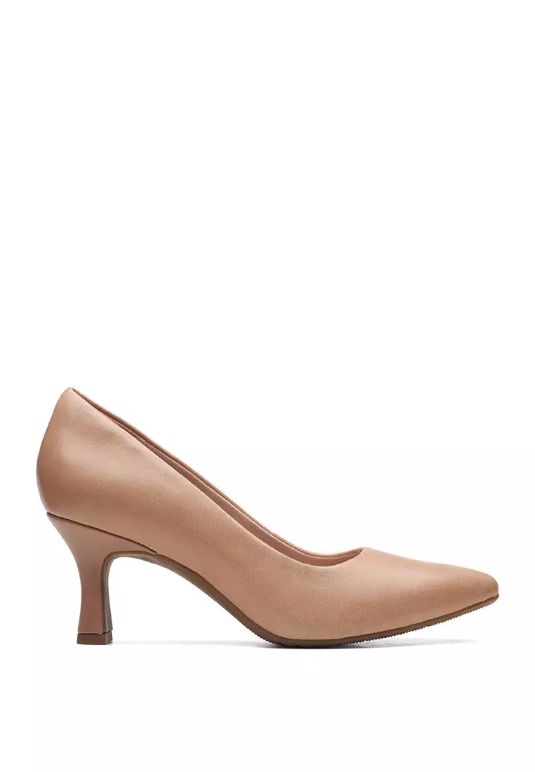 Discount on Clarks  shoes - SKU: Kataleyna Gem Heels Warm Beige