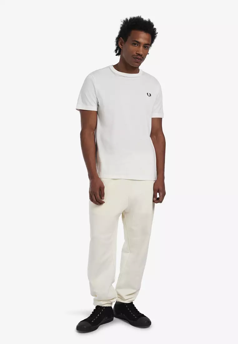 Buy Fred Perry Fred Perry M1600 Crew Neck T-Shirt (Snow