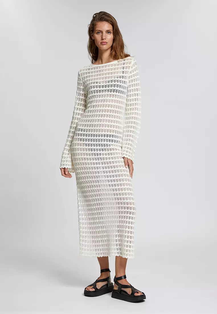 Open knit dress discount