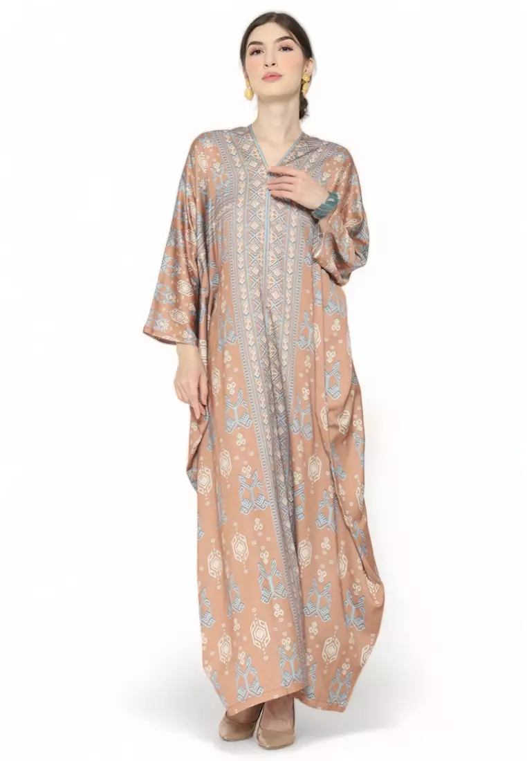 Kanzi Exclusive Long Sleeve Songket Kaftan