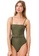 ROSARINI green Dawn Olive Green One Piece Swimsuit 9A86DUS88CE71FGS_2