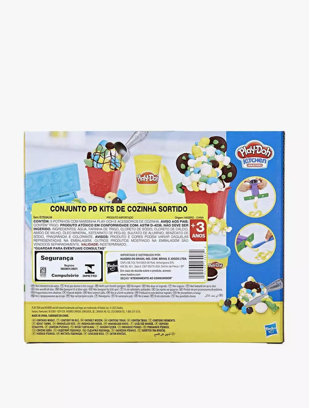 Playdoh Kitchen Creations Popcorn and Candy Playset - PDOF7397 - Multicolor - Multicolor