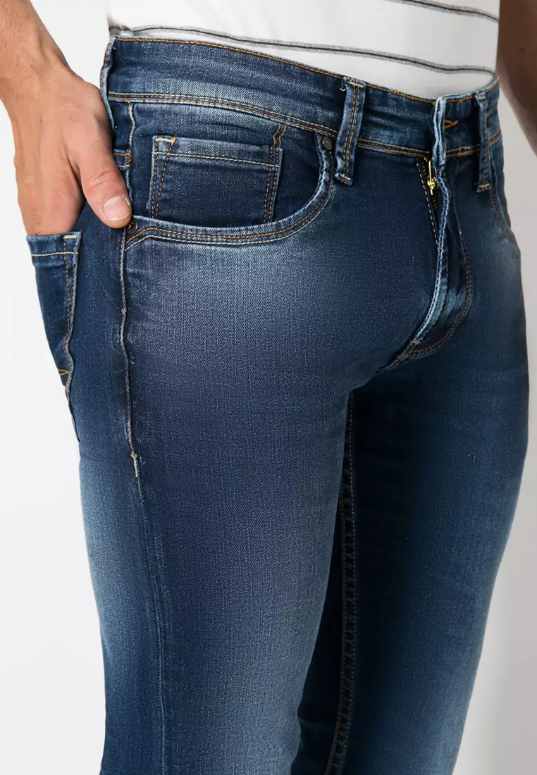 LGS - Celana Panjang Jeans - Premium - Biru - Slim Fit - JPF.510.PS087.A537.C