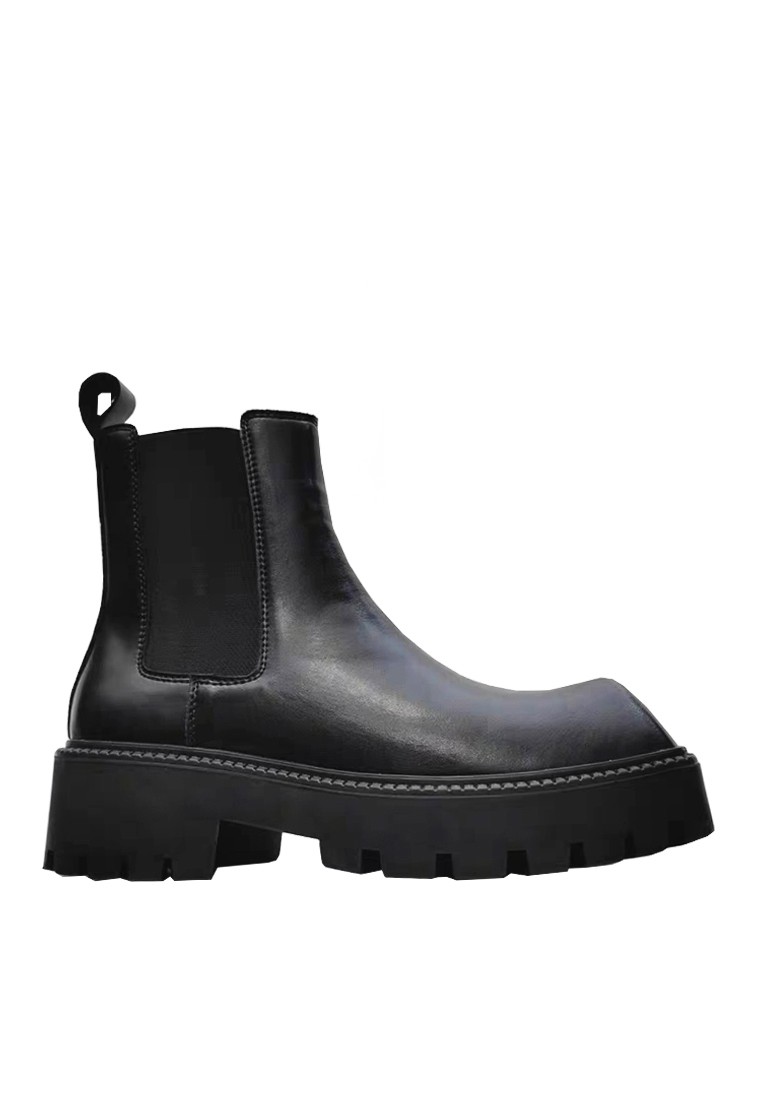 VANSA Trendy Elastic Platform Chelsea Boots VSM-B203